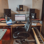 sound recording studio setup